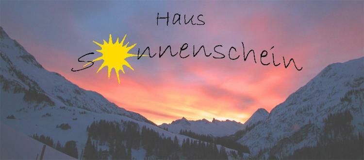 Haus Sonnenschein Apartment Warth  Bagian luar foto